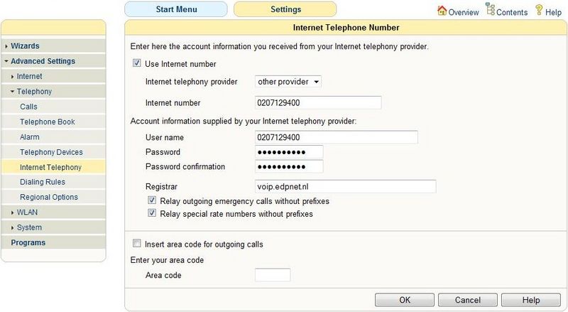 Hoe configureer ik ADSL en telefonie op FRITZ!Box Fon WLAN 7113